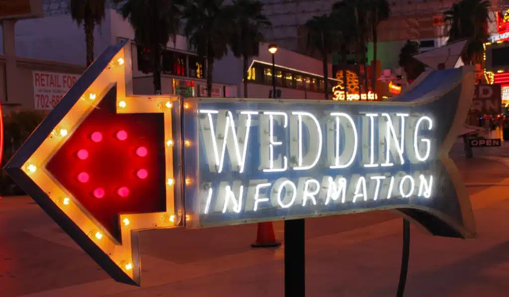 sposarsi a Las Vegas, indicazioni wedding information