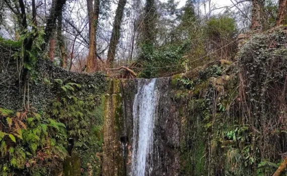 Cascata del Traaton inverno 2024