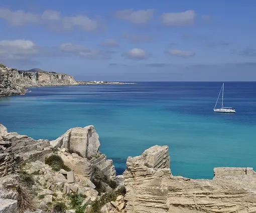 Favignana, uno scorcio dell'isola
