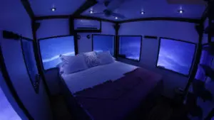 Suite sommersa del Manta Resort di Zanzibar