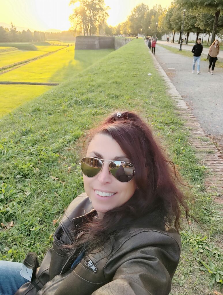 Sabrina autrice articolo e guida sulle mura