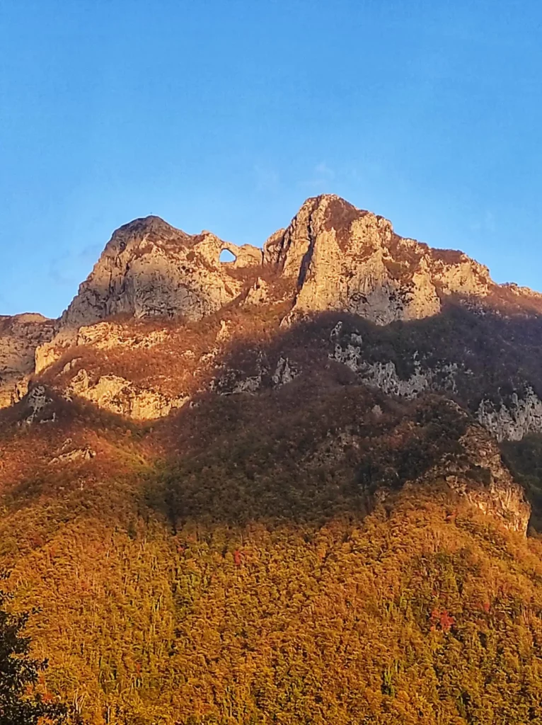 Monte Forato visto da Pruno