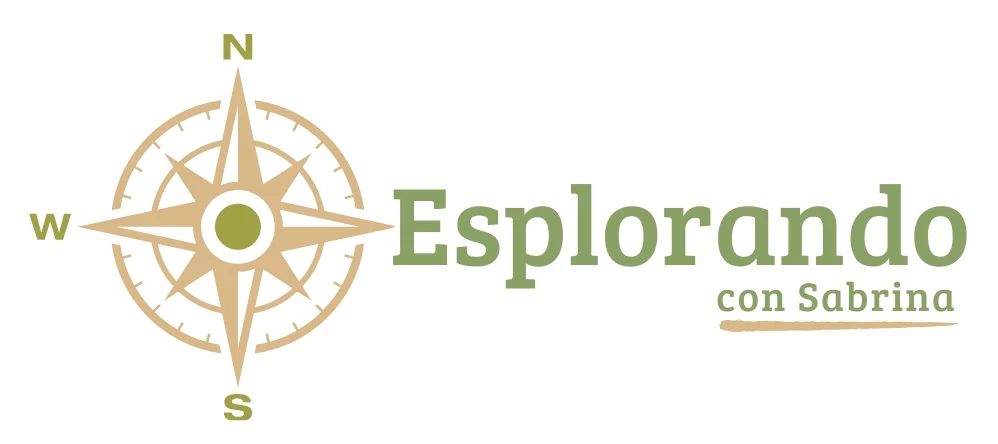 logo bussola esplorando con sabrina rettangolare