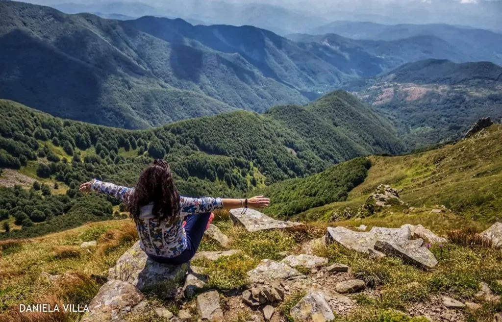 Vista sulla Lunigiana dal Monte La Nuda, foto Daniela Villa