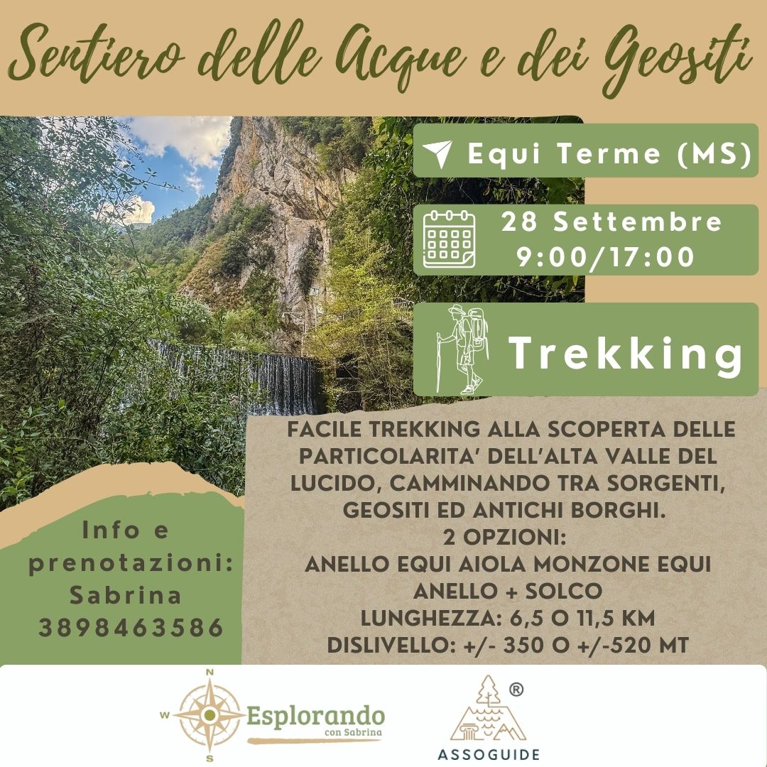 Sentiero delle Acque e dei Geositi, Equi Terme - Lunigiana